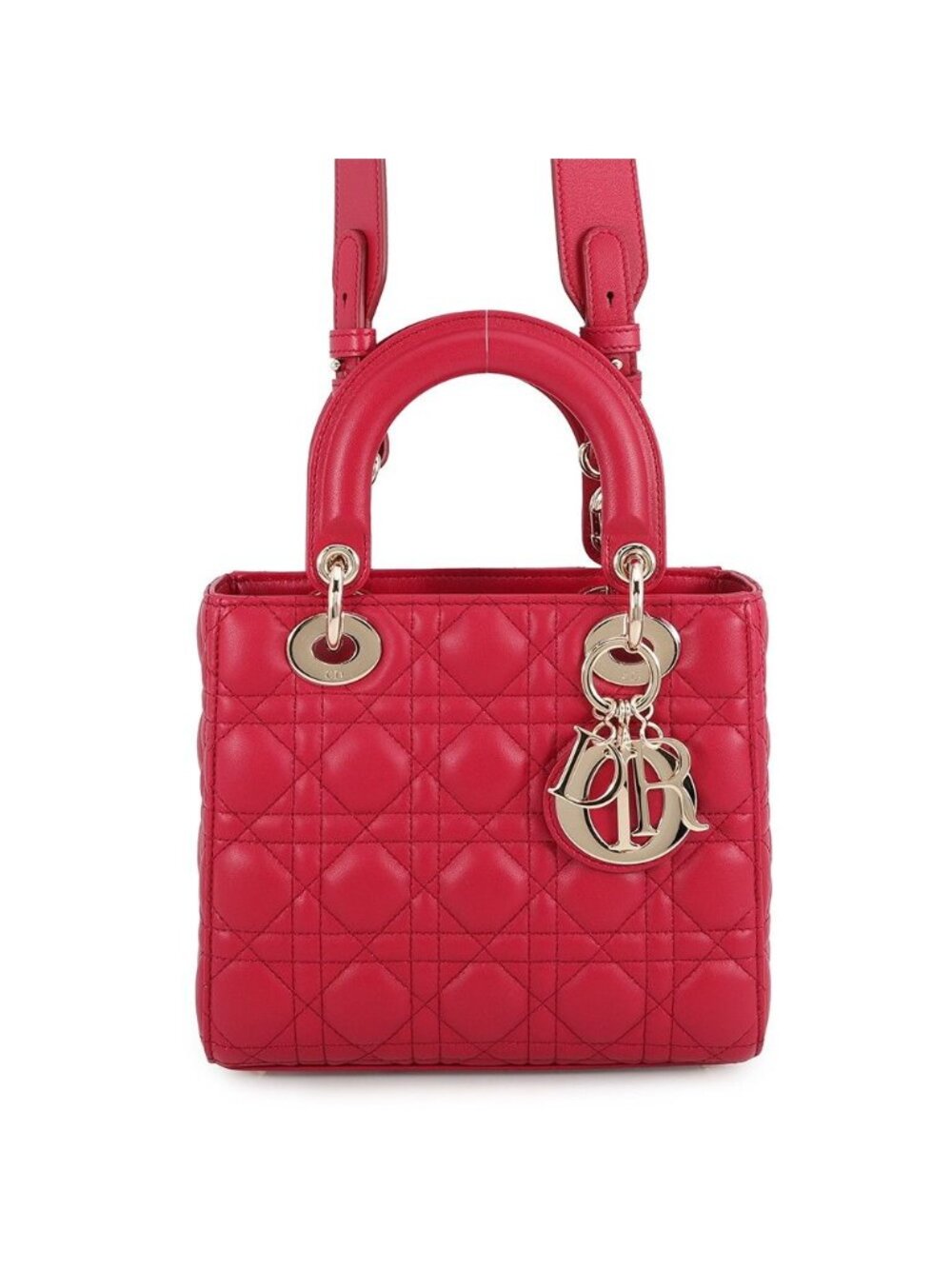 Dior Handbag Lady MY Cannage Lambskin 2-Way
